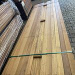 Ca. 124x Guyana Teak Planken Geschaafd, 27x70mm, lengte 305cm